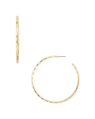 AQUA - Hammered Hoop Earrings - 100% Exclusive