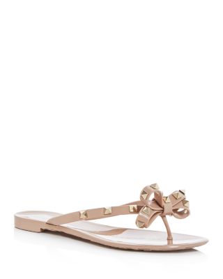 Valentino Garavani - Women's Summer Rockstud PVC Thong Sandals