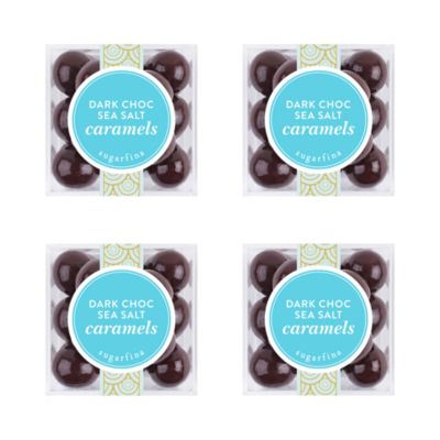 Sugarfina - Dark Chocolate Sea Salt Caramel Small Cube Kit, 4 Piece