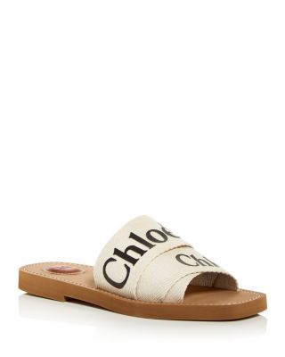 Chloé - Women's Woody Logo Slide Sandals