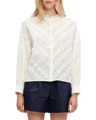 Maje - Ceani Cotton Lace Blouse