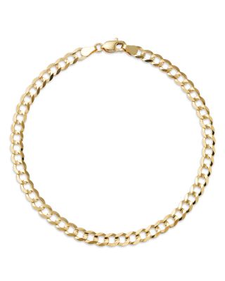 Bloomingdale's - Men's Curb Link Chain Bracelet in 14K Yellow Gold - 100% Exclusive