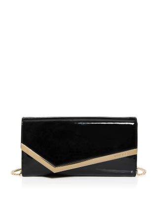 Jimmy Choo - Emmie Patent Leather Wallet on a Chain