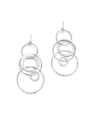 IPPOLITA - Sterling Silver Glamazon&reg; Large Link Jet Set Earrings