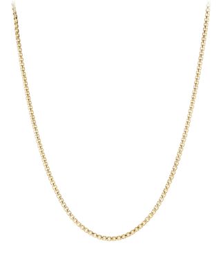 David Yurman - 18K Yellow Gold Medium Box Chain Necklace, 24"
