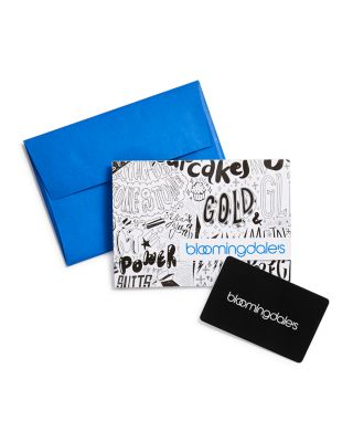 Bloomingdale's - Blue Doodle Gift Card