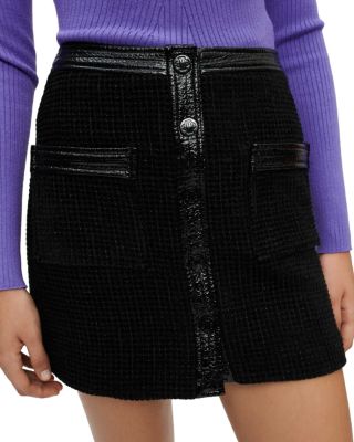 Maje - Jinili Button Front Skirt