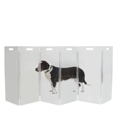 Hiddin - Clear Freestanding 6 Panel Pet Gate