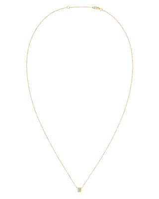 Dinh Van - 18K Yellow Gold Le Cube Diamant Medium Chain Necklace with Diamond, 17.7"