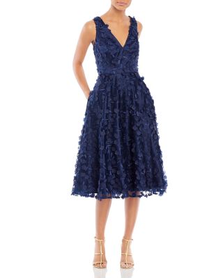 Eliza J - V Neck Fit & Flare Dress
