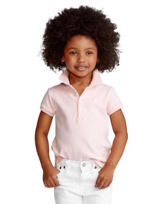 Ralph Lauren - Girls' Mesh Knit Polo - Little Kid, Big Kid