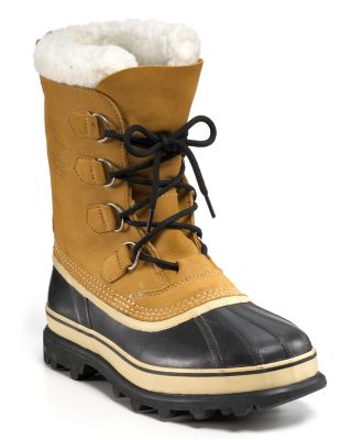 Sorel - Men's Caribou Waterproof Nubuck Leather Cold-Weather Boots
