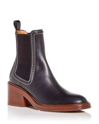 Chloé - Women's Mallo Block Heel Chelsea Boots