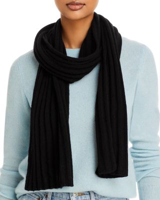 C by Bloomingdale's Cashmere - Ribbed Cashmere Scarf - 100% Exclusive