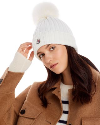 Moncler - Wool Ribbed Pom-Pom Hat
