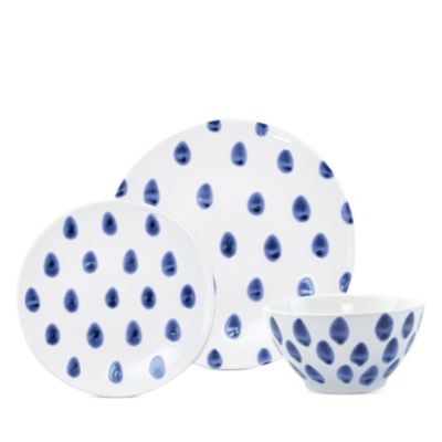 VIETRI - Santorini Dot 3 Piece Place Setting