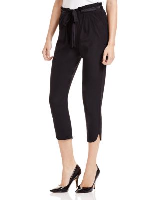 Ramy Brook - Allyn Stretch Silk Cropped Pants