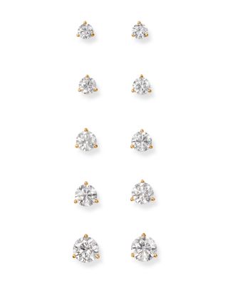 Bloomingdale's - Certified Diamond Stud Earrings in 18K Yellow Gold Martini Setting - 100% Exclusive