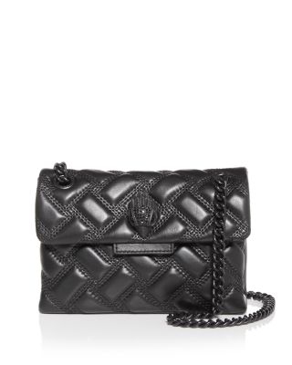 KURT GEIGER LONDON - Mini Kensington Drench Leather Crossbody