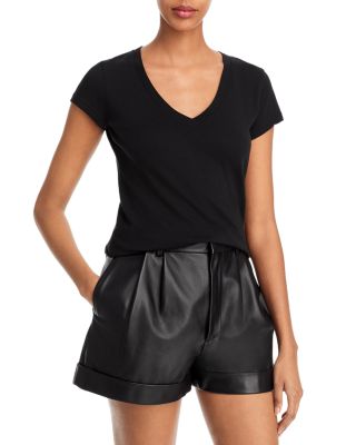 L'AGENCE - Becca Cotton V-Neck Tee