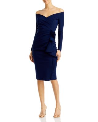 Chiara Boni La Petite Robe - Silveria Off The Shoulder Bodycon Dress - 100% Exclusive
