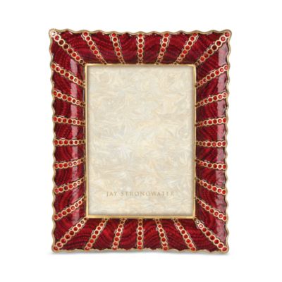 Jay Strongwater - Blair Ruffled Edge Frame, 5" x 7"
