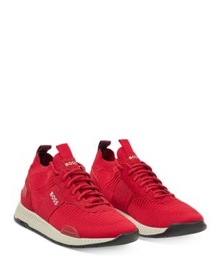 BOSS - Men's Titanium Runn Knsta Lace Up Sneakers