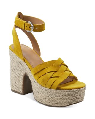 Marc Fisher LTD. - Women's Oaten Ankle Strap Espadrille Platform Wedge Sandals