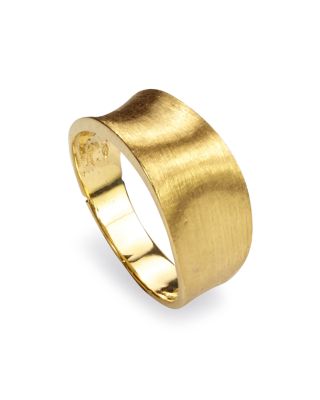 Marco Bicego - 18K Yellow Gold Engraved Lunaria Small Band Ring